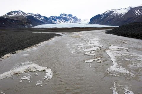 Glacier in Iceland Stock Photos