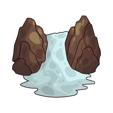Glacier illustration 스톡 일러스트