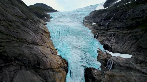 Glacier in Jostedalsbreen Video stock 230999474