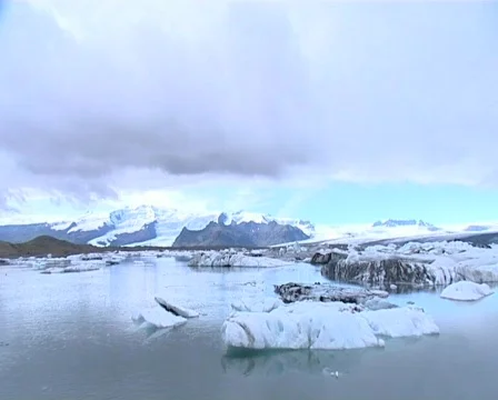 Glacier Lagoon 1 Vídeo Stock 515015