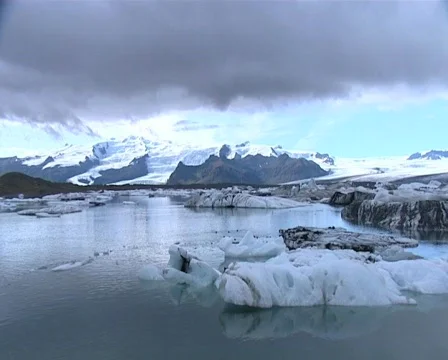 Glacier Lagoon 2 Stock Footage 515012