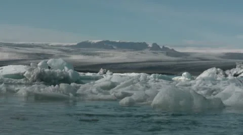 Glacier Lagoon Stock Footage 10721245