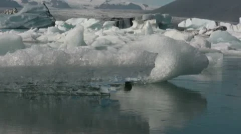 Glacier Lagoon Stock Footage 10721250