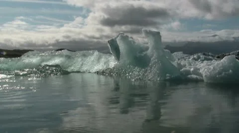 Glacier Lagoon Stock Footage 10721360