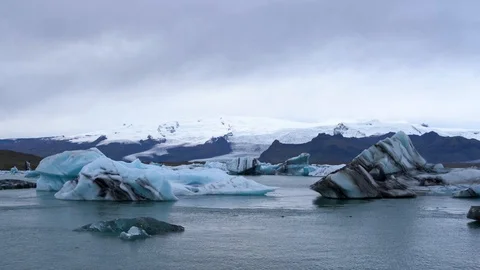Glacier Lagoon 스톡 동영상 101213414