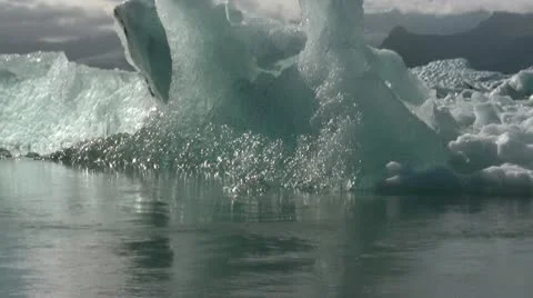 Glacier Lagoon Iceland Stock Footage 10721371