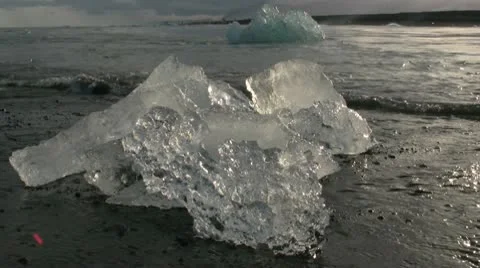 Glacier Lagoon Iceland Stock Footage 10721485