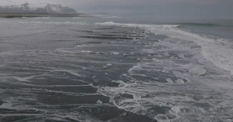 Glacier lagoon in Iceland Stock Footage 228664547