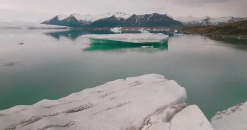 Glacier lagoon in Iceland Stock Footage 228665481