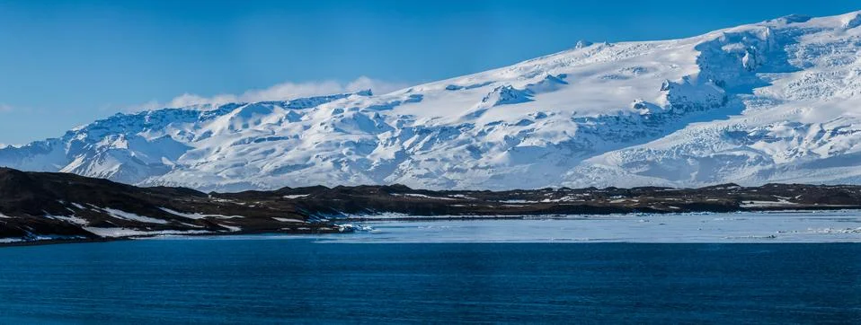 Glacier lagoon in Iceland Stock Photos