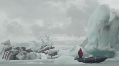 Glacier lake 스톡 동영상 39564312