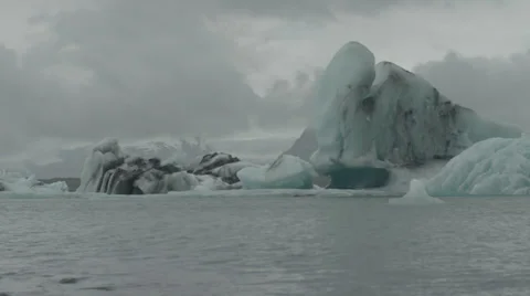 Glacier lake Stock Footage 39564882