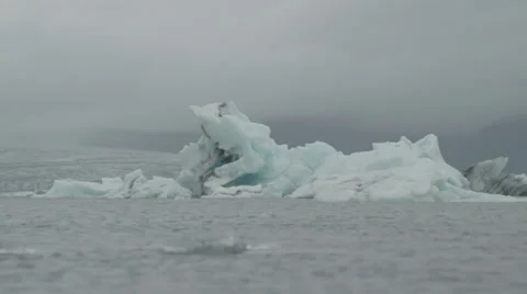 Glacier lake Stock Footage 39565075