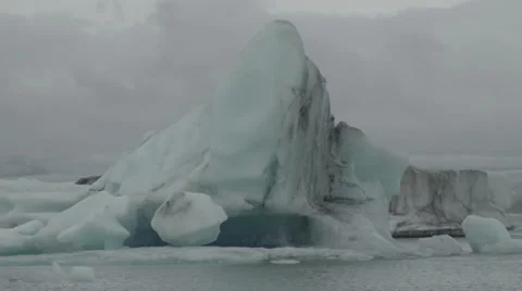 Glacier lake Stock Footage 39567213