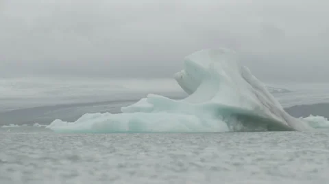 Glacier lake Stock Footage 39569970