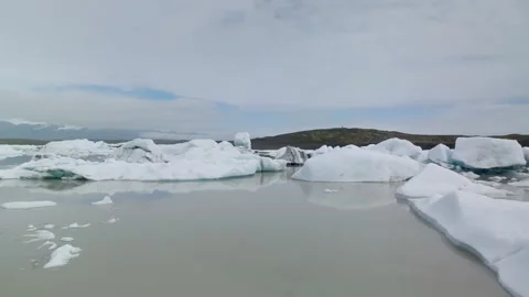 Glacier lake Video stock 269523974