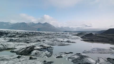 Glacier lake Video stock 269524469