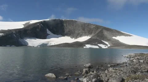 Glacier lake timelapse Stock Footage 11937491