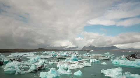 Glacier Lake Timelapse 스톡 동영상 39480591