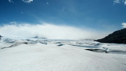 Glacier Panorama Video stock 101716788