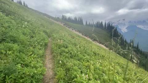 Glacier Peak Wilderness backpacking Washington Stock Footage 221581737
