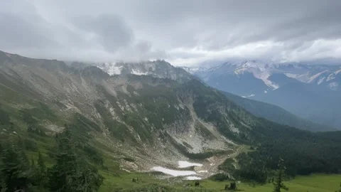 Glacier Peak Wilderness backpacking Washington Stock Footage 221581748