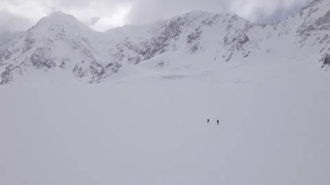 Glacier people walking Stock Footage 246710604