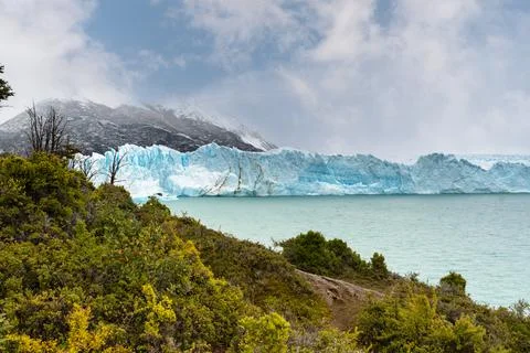 Glacier Perito Moreno in the Los Glaciares National Park. Argentina, Patagoni Stock Photos