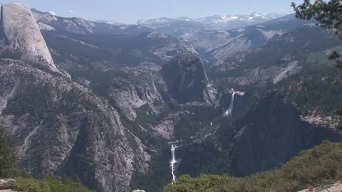 Glacier Point A Yosemite Stock Footage 132022277
