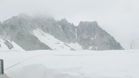 Glacier protection, with a panoramic view Stock Footage 194838359