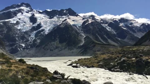 From glacier to river Stock Footage 341876116