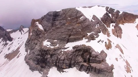 Glacier skiing slope Stock Footage 71985688