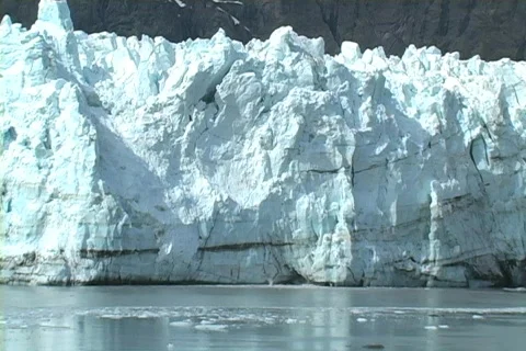 Glacier Slide Stock Footage