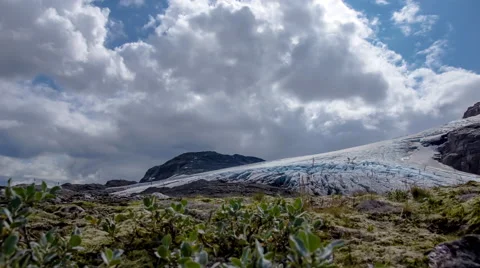 Glacier Time Lapse Stock Footage 43164700
