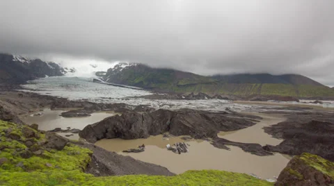 Glacier Timelapse Stock Footage 39482195