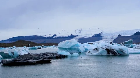 Glacier Timelapse 스톡 동영상 96006020