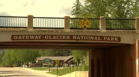 Glacier Train Stock Footage 10884285