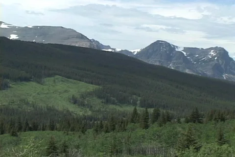 Glacier valley pan Video stock 355162