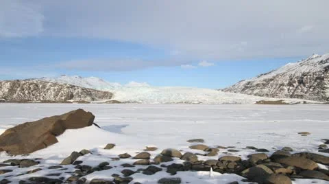 Glacier view Video stock 22393602