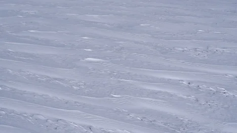 Glacier view, wind and winter conditions. Stock Footage 98203855