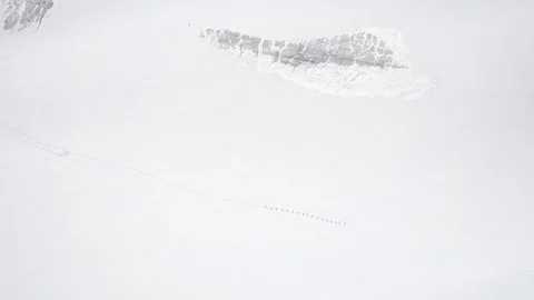 Glacier walk epic Stock Footage 89632576