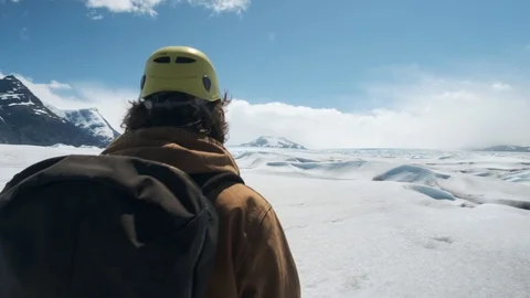 Glacier Walk Video stock 101696308