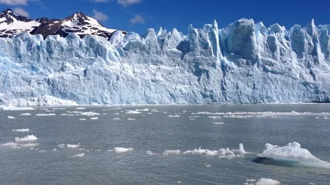 Glacier wall Stock Footage 100663326