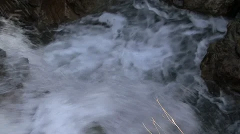 Glacier waterfall Stock Footage 17594867