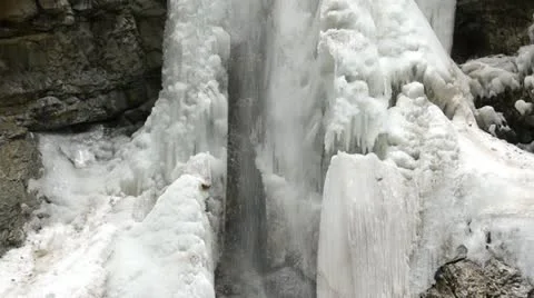 Glacier in the winter Vídeos de archivo 10887634