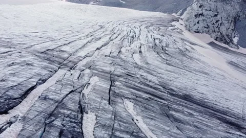 The Glaciers of the Tonale Pass Stock Footage