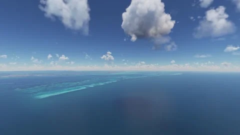 Gladden Spit and Silk Cayes Marine Reserve. Belize Barrier Reef Reserve. Belize Stock Footage 329146357