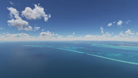 Gladden Spit and Silk Cayes Marine Reserve. Belize Barrier Reef Reserve. Belize Stock Footage 329146365