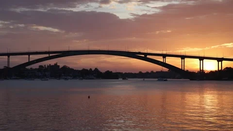 Gladesville Bridge Stock Footage 292252053