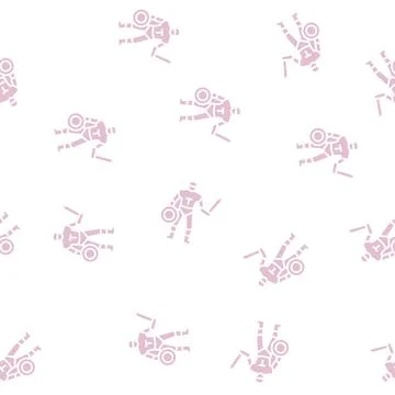Gladiator ancient greece warrior glyph seamless pattern Ilustración de archivo
